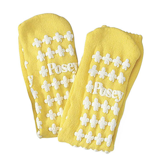 Posey Fall Management Socks, Yellow, Large, Size 14 (6239LY)