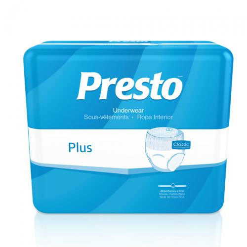Presto Plus Classic Underwear, Medium (AUB01020)