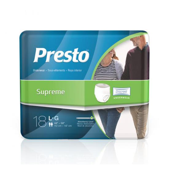 Presto Supreme FlexRight Underwear, Medium, (AUB25020)