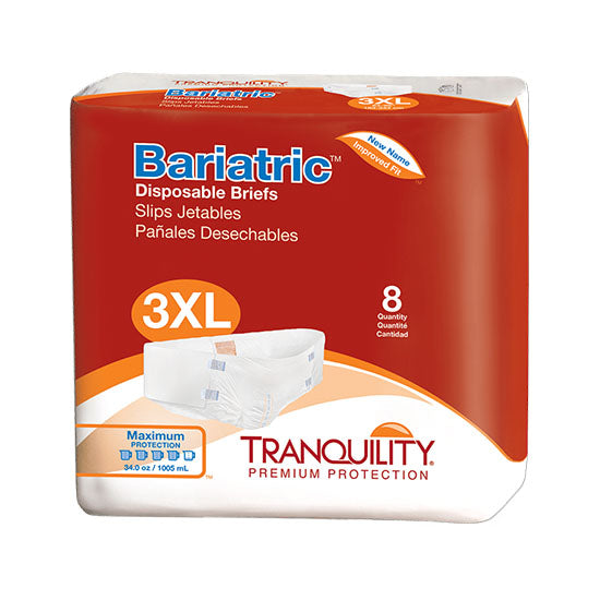 Tranquility Bariatric Disposable Brief, 3XLarge (2190)