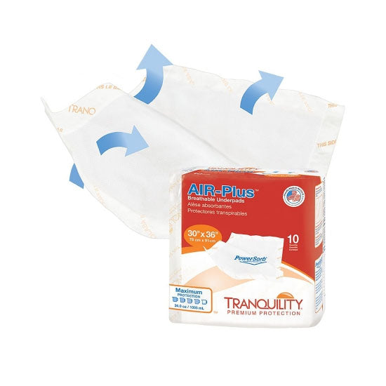 Tranquility Air Plus Breathable Underpad 30" x 36" (2710)