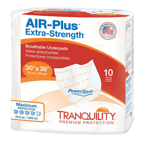 Tranquility AIR-Plus Extra-Strength Breathable Underpad 30" x 36" (2711)