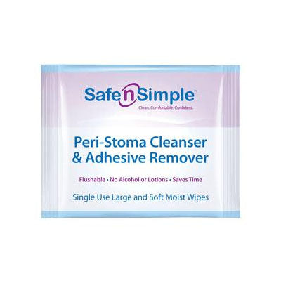 Safe n Simple Peri-Stoma Cleanser and Adhsesive Remover, Individual Packet (SNS00505)