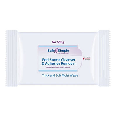 Safe n Simple Peri-Stoma Cleanser & Adhsesive Remover, Individual Packet (SNS00575)