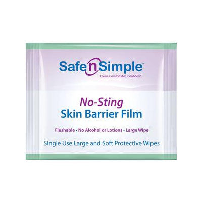 Safe n Simple No-Sting Skin Barrier Film, Individual Packet (SNS00807)