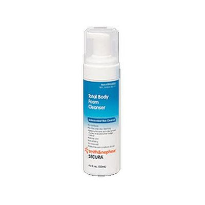 Smith & Nephew Secura Total Body Foam Antimicrobial Skin Cleanser, 4-1/2oz Dispenser (59430200)