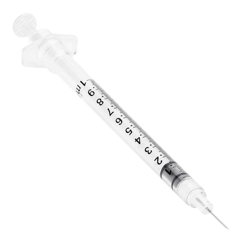 Sol Millennium SOL-CARE 1ml TB Safety Syringe w/Fixed Needle 26G x 3/8" IDB (100070IM)