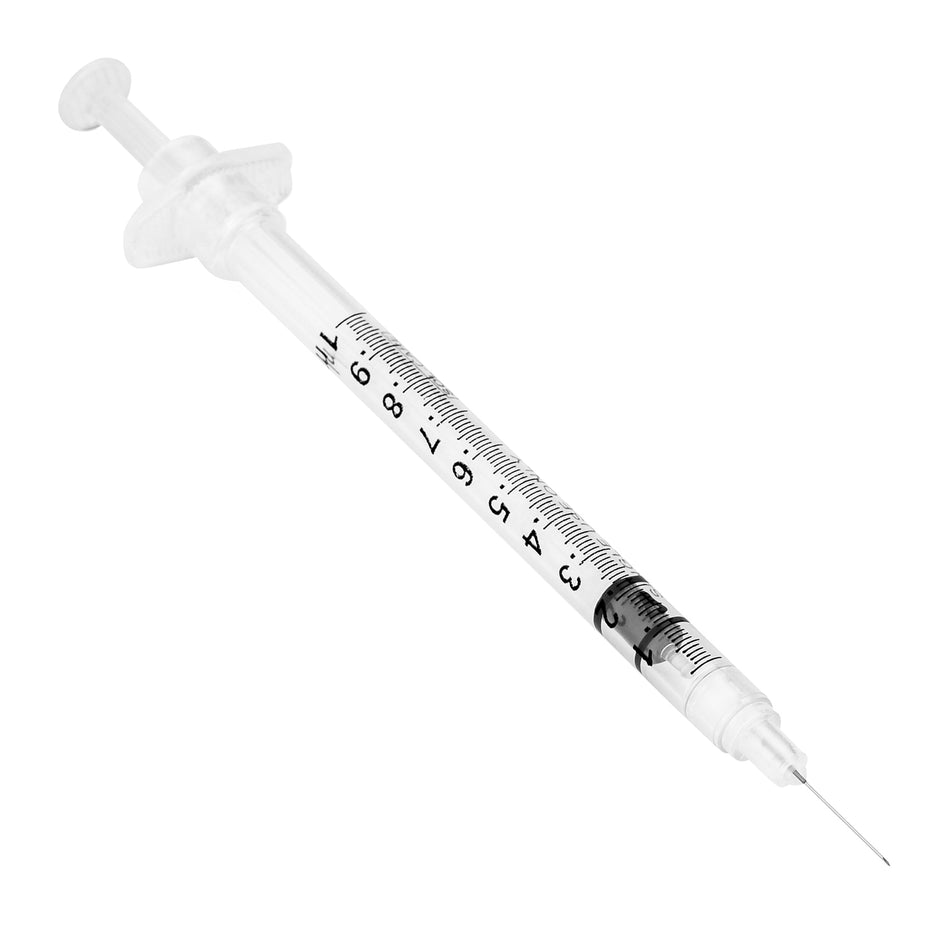 Sol Millennium SOL-CARE 1ml TB Safety Syringe w/Fixed Needle 30G x 1/2" (100082IM)