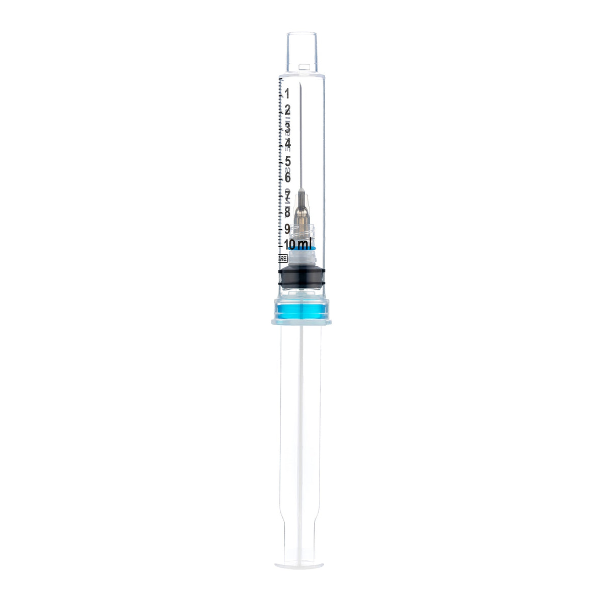 Sol Millennium SOL-CARE 10ml Luer Lock Safety Syringe w/Exch Needle 22G x 1 1/2" (160076IM)