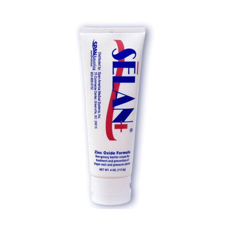 Span America SELAN+ Zinc Oxide Barrier Cream, 4 oz Tube (PJSZC04012)