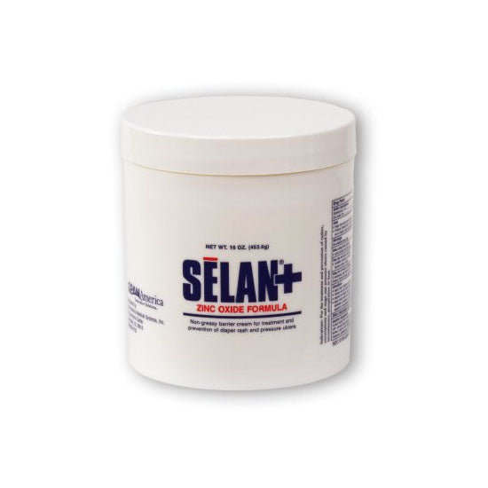 Span America SELAN+ Zinc Oxide Barrier Cream, 16 oz Jar (PJSZC16012)