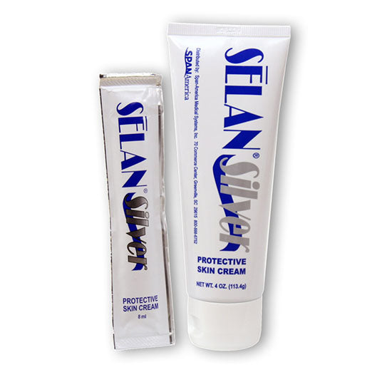 Span America SELAN Silver Protective Skin Cream, 4 oz Tube (SSPC04012)