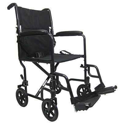 Karman 19" Steel Transport Chair w/Removable Footrest (T-2019)