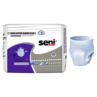 TZMO Seni Active Super Plus Pull-On Underwear, Heavy Absorbency, Large (S-LA08-AP1)