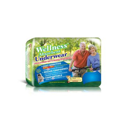 Unique Wellness Absorbent Underwear, Large, 30in to 40in (6255)