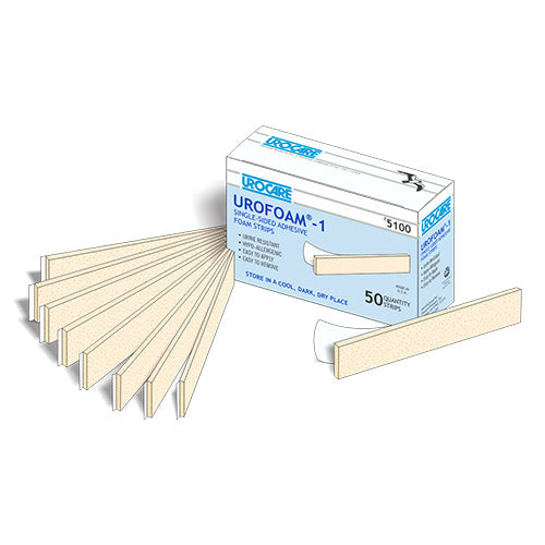 Urocare Urofoam Adhesive Foam Strips, Single Sided (5100)