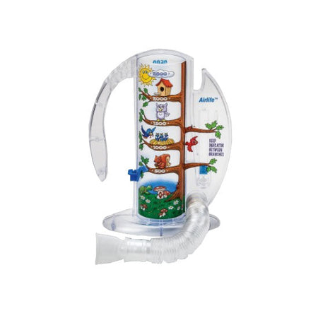 Vyaire AirLife Pediatric Volumetric Incentive Spirometer, 2500mL, With One-way Valve (001905A)