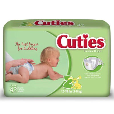 First Quality Cuties Essentials Baby Diapers, Size 2 (CR2001)