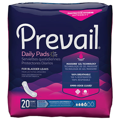 Prevail Bladder Control Pad, Moderate (BC-012)