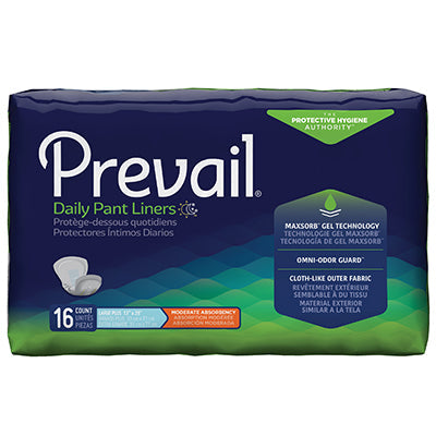 Prevail Pant Liner, Extended Use Cotton (PL-115)