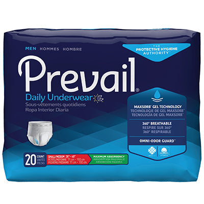 Prevail Underwear For Men, Small/Medium (PUM-512/1)