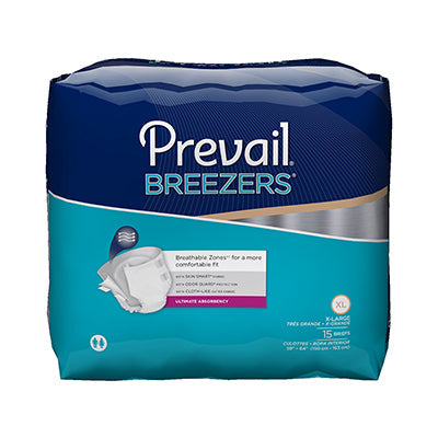 Prevail Breezers Ultimate Absorbency Brief, XLarge (PVB-014/1)